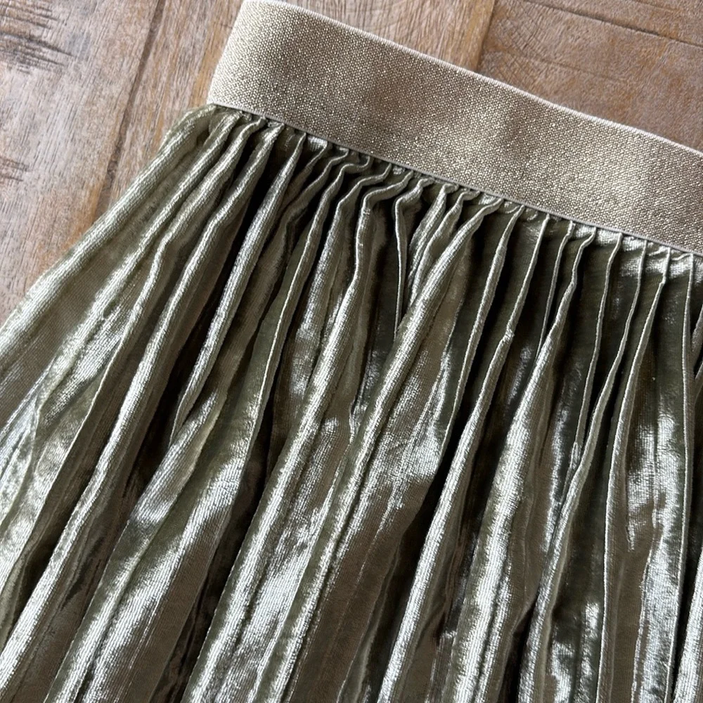 Gymboree velvet skirt M(7-8)
